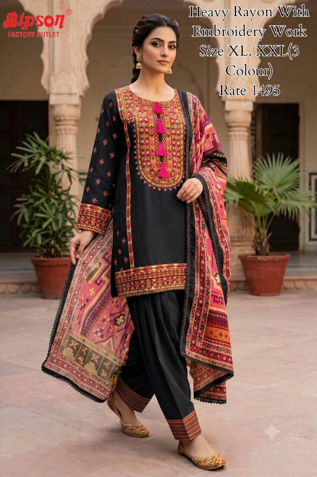 RAYON Collection By BIPSON FACTORY Stylish Beautiful Colourful Pure Rayon Dresses At Wholesale Price
